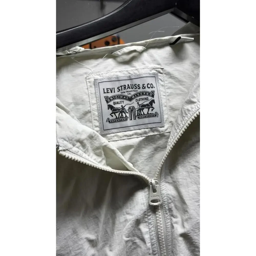 Levi’s Vintage‎ Nylon Windbreaker Jacket Hooded Colorblock XL